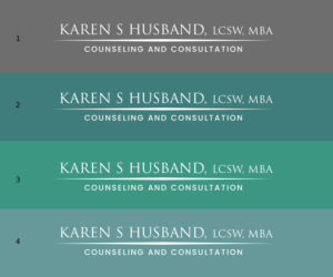 Logo-Design von polj designs für Karen S. Husband, LCSW,MBA | Design: #18894230