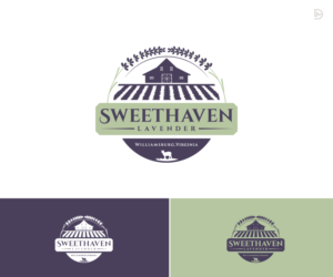 Logo Design by D_Mantra for Sweethaven Lavender | Design: #18793819
