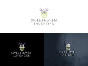 Logo Design by Slant Line Media for Sweethaven Lavender | Design #18826908