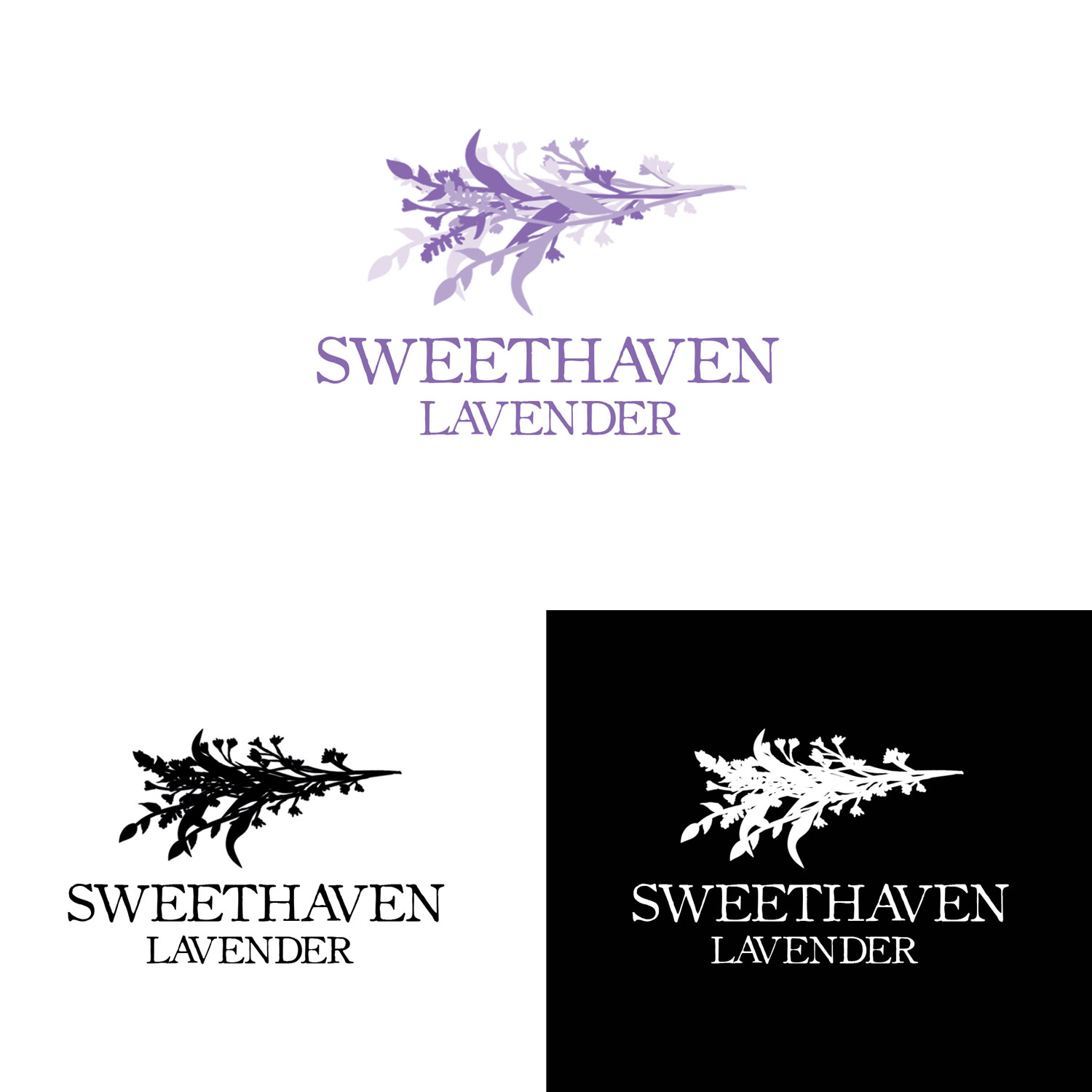 Logo Design by NatachaHoskins 2 for Sweethaven Lavender | Design #18873318