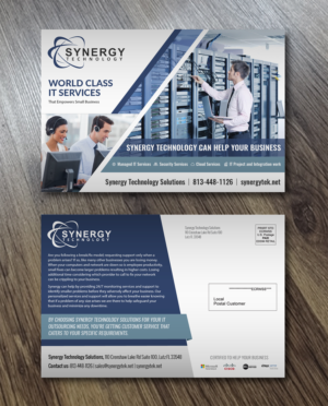 Postcard design for Managed IT company | Postkarten-Design von Alexandar