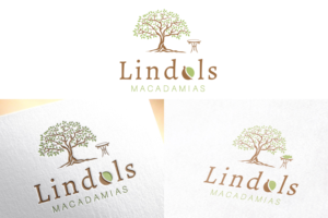 LINDOLS MACADAMIAS - se design of lettering in the attached file, done by 99 designs some years ago.  | Logo Design by creativedesign