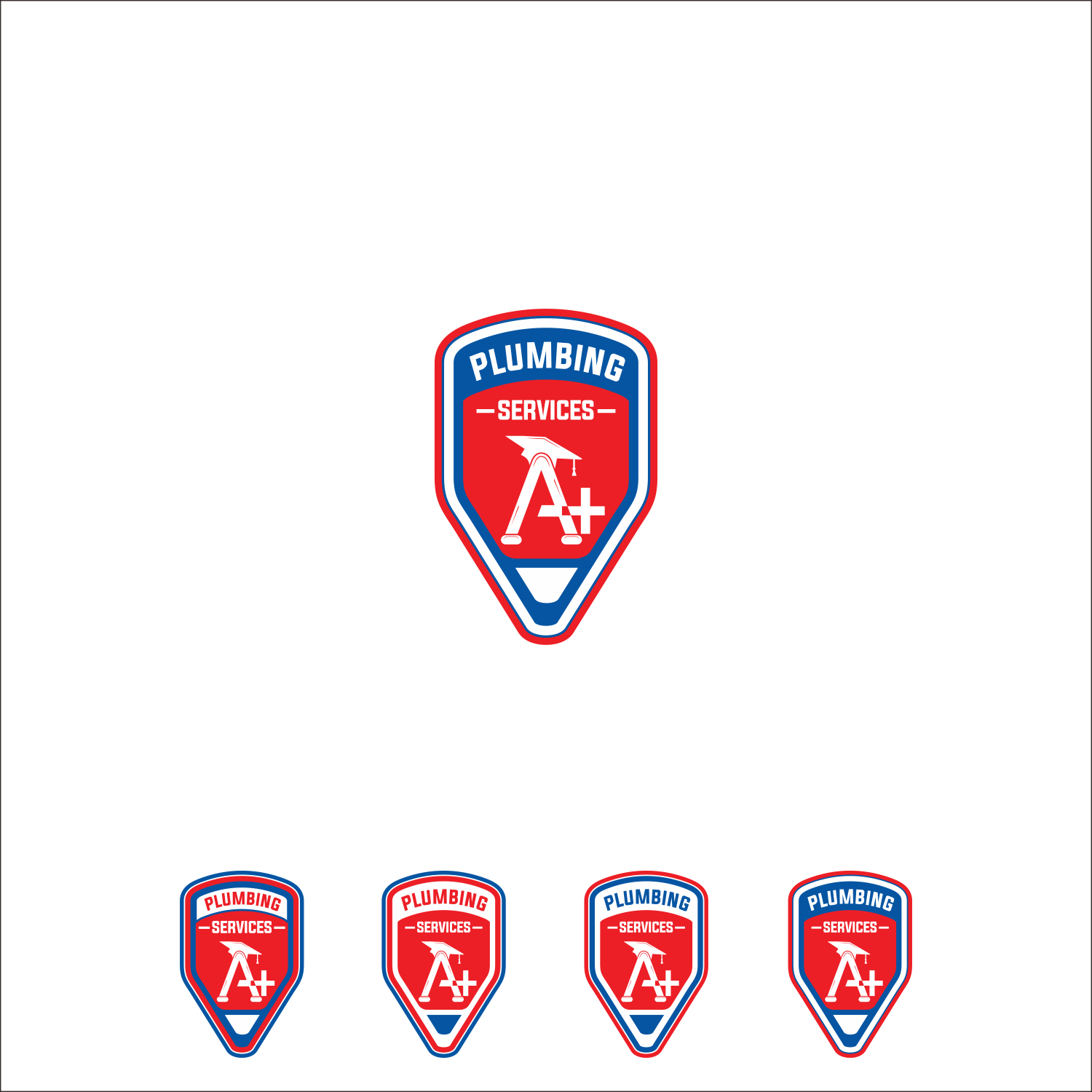 Logo Design by BUNG for plumbing services A+ | Design #18803083