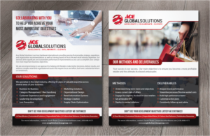 Ace Global Solutions - Consulting Services  | Flyer Design by alex989
