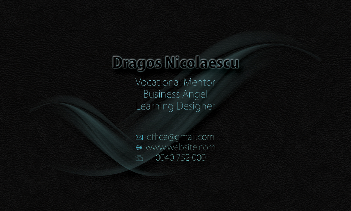 Business Card Design by Mihaela Scobici for this project | Design #2831611