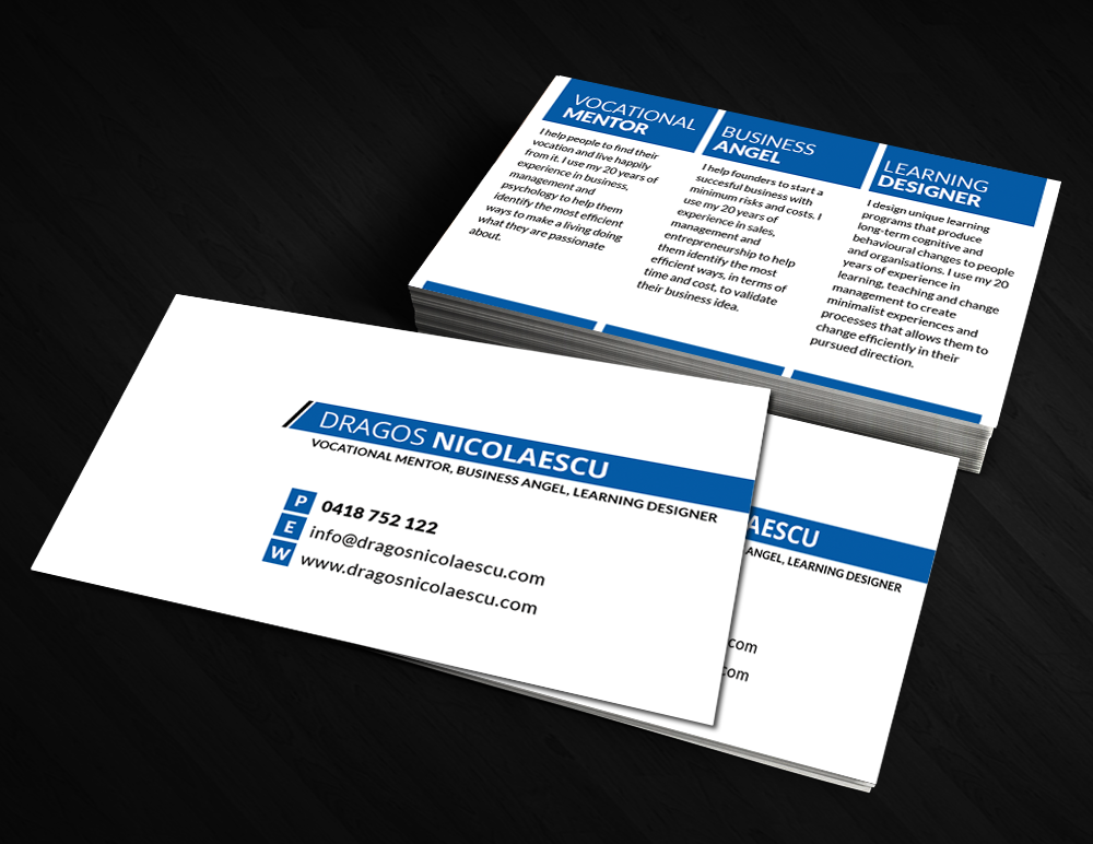 Business Card Design by  Artman for this project | Design #2849285