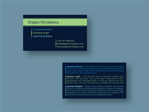 Vocational Mentor needs an impressive business card | Visitenkarten-Design von aye4design