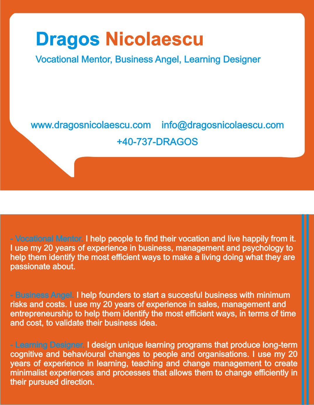 Business Card Design by mohitrao2013 for this project | Design #2860446