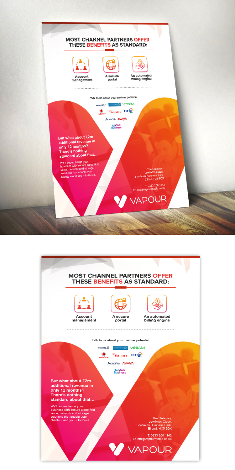 Diseño Publicitario por creative.bugs para Vapour Cloud | Diseño #18851676