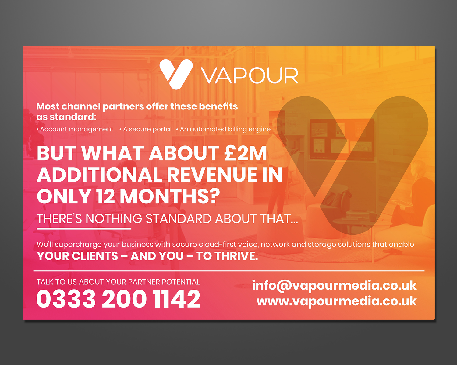Diseño Publicitario por aspiremedia para Vapour Cloud | Diseño #18856783