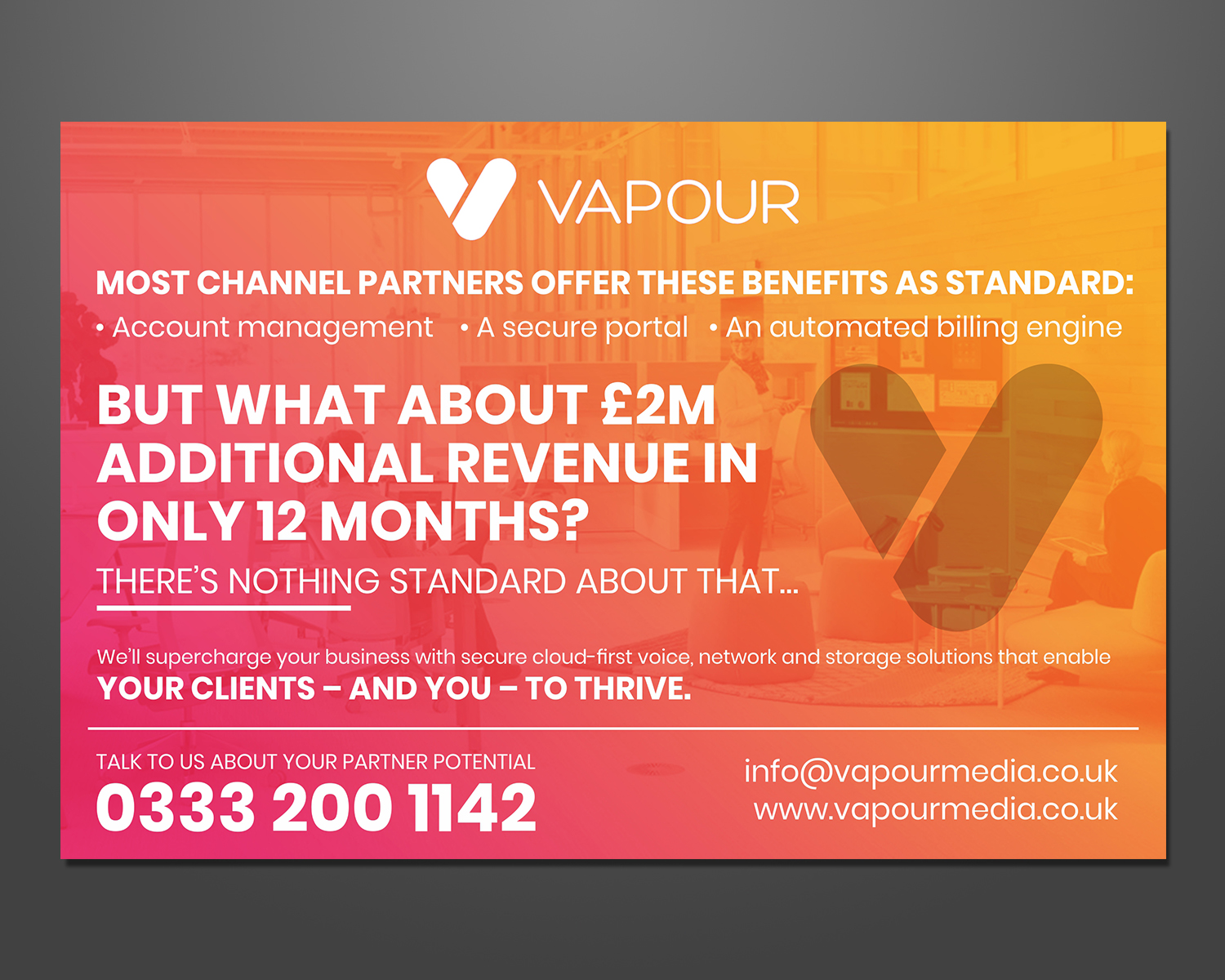 Advertisement Design by aspiremedia for Vapour Cloud | Design #18856999