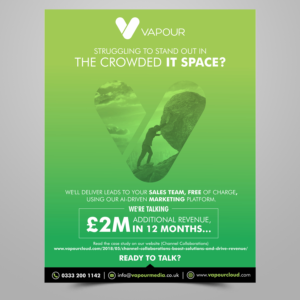 Design Publicitaire par ecorokerz pour Vapour Cloud | Design : #18907672