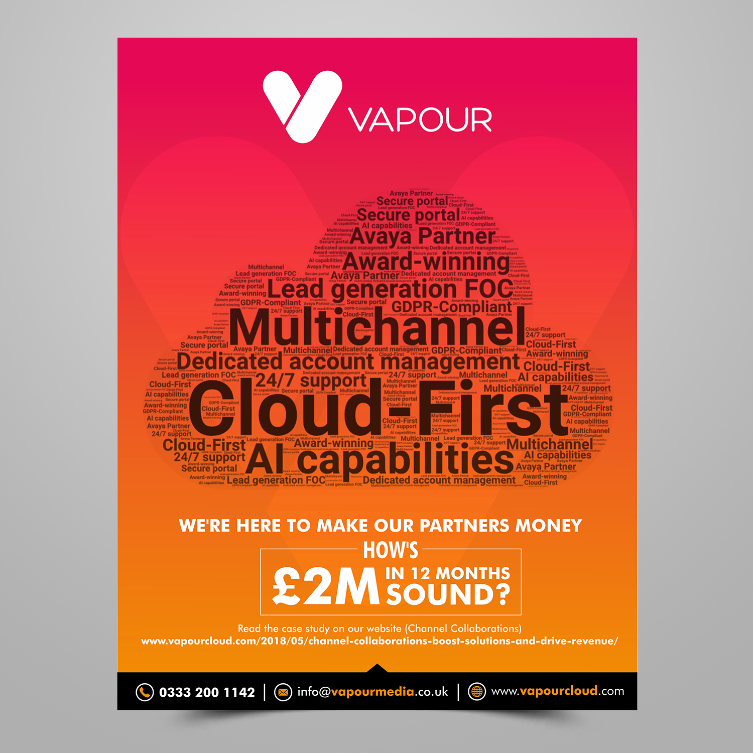 Advertisement Design by ecorokerz for Vapour Cloud | Design #18913495