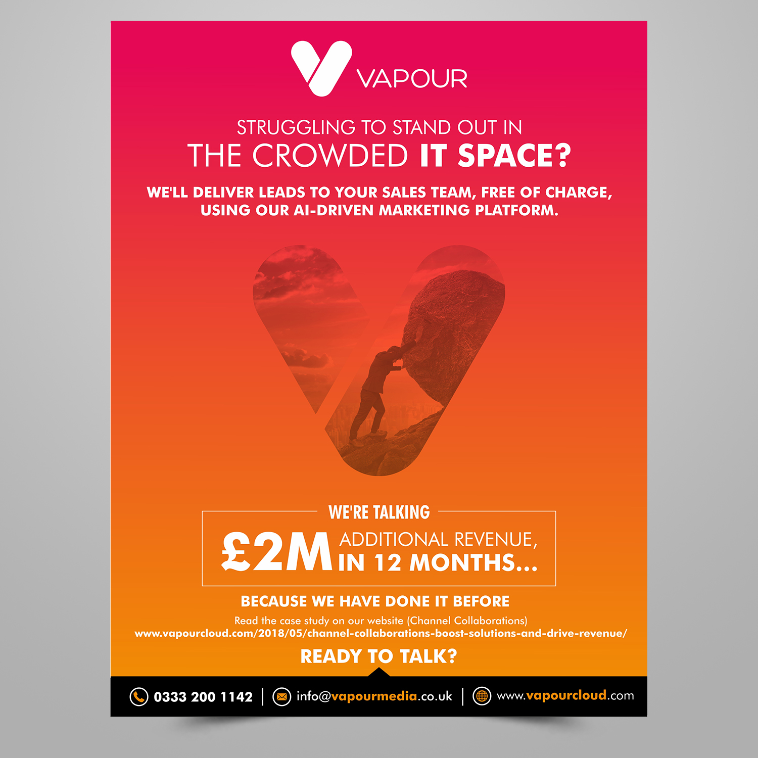 Diseño Publicitario por ecorokerz para Vapour Cloud | Diseño #18923343