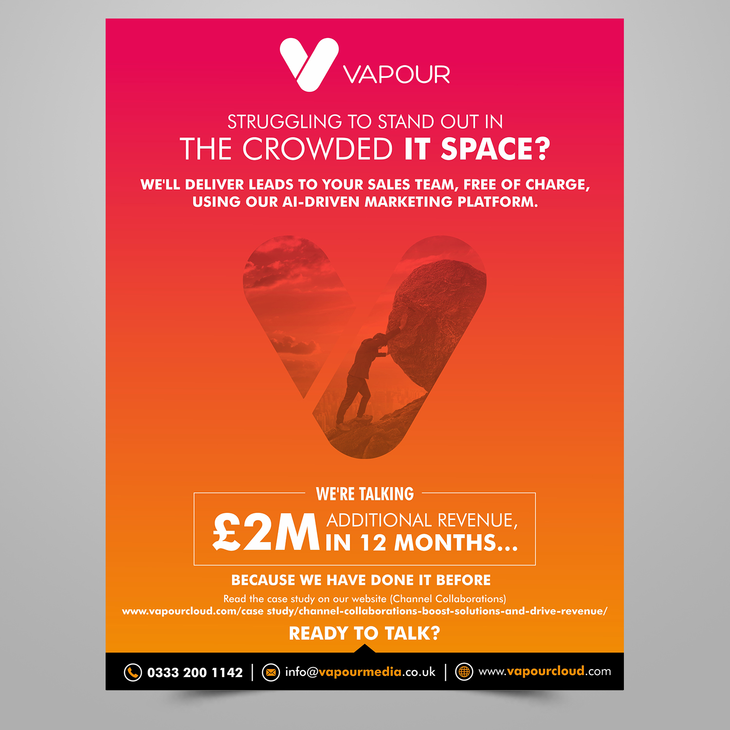 Diseño Publicitario por ecorokerz para Vapour Cloud | Diseño #18925243