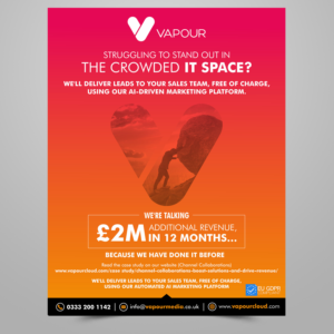 Design Publicitaire par ecorokerz pour Vapour Cloud | Design : #18931395