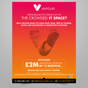 Design Publicitaire par ecorokerz pour Vapour Cloud | Design : #18931813