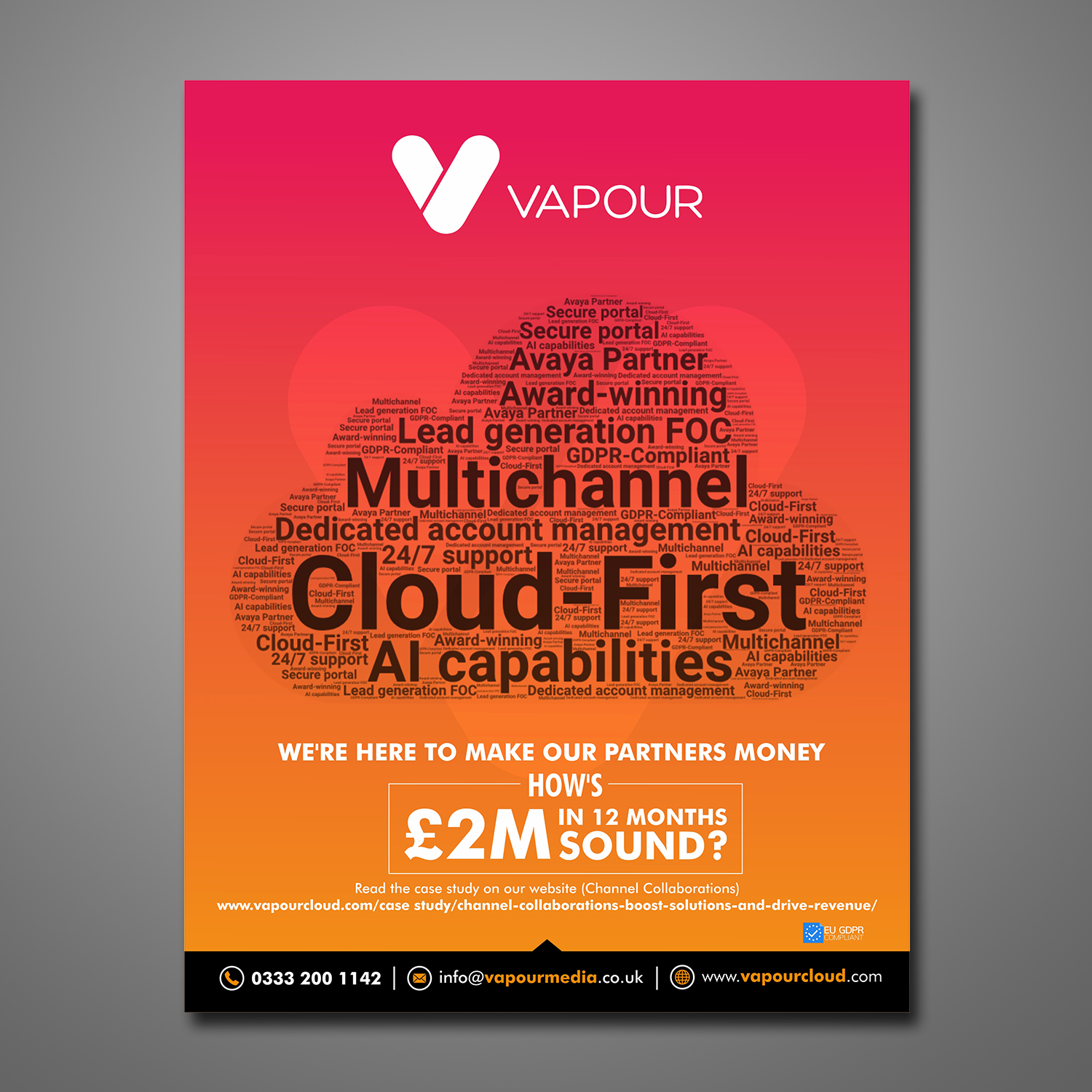 Advertisement Design by ecorokerz for Vapour Cloud | Design #18956117