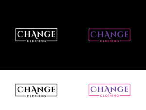 Logo Design by Slant Line Media for Change Clothing | Design: #18788308