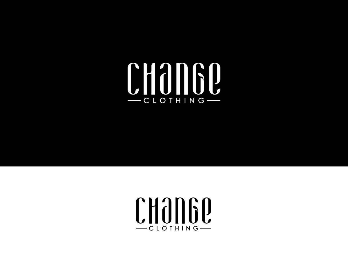 Logo Design by Slant Line Media for Change Clothing | Design #18788902