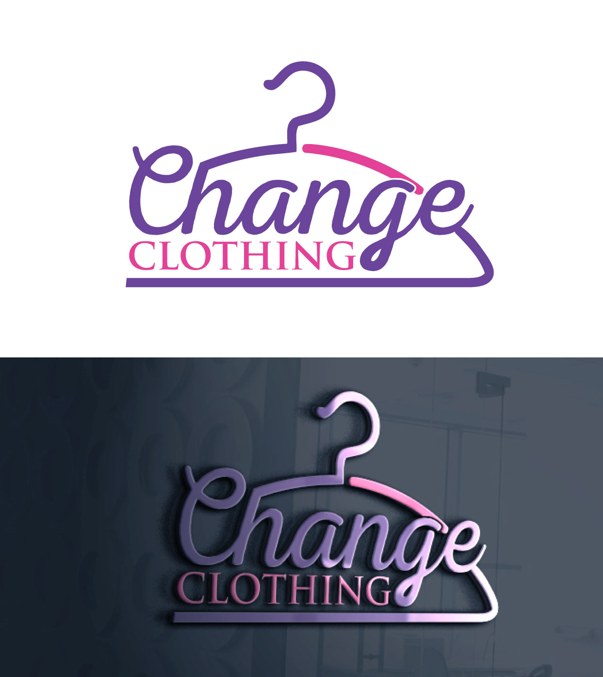 Logo Design by nexalite for Change Clothing | Design #18795662
