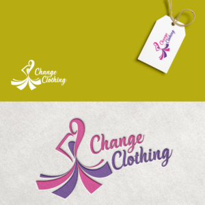 Logo Design by kharisma sentra media for Change Clothing | Design: #18789089