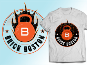 BRICK Boston Gym/Fitness T-Shirt | T-Shirt-Design von Tomi and Edó