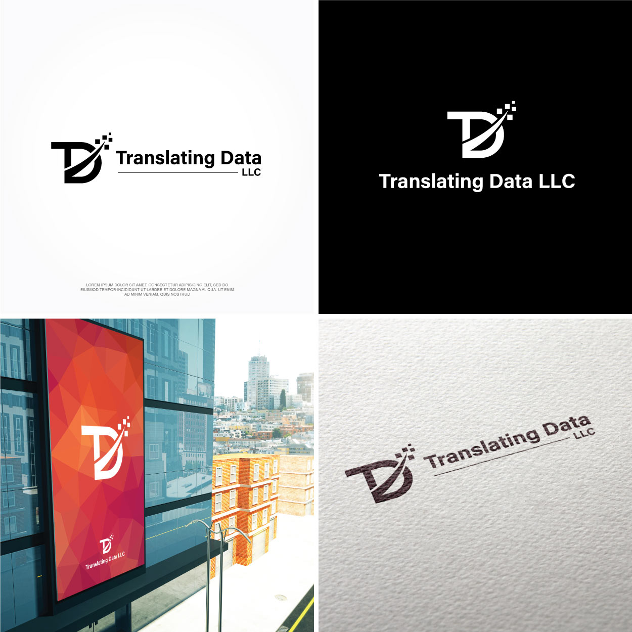Logo Design by Shigh5 for Translating Data, LLC | Design #18797782