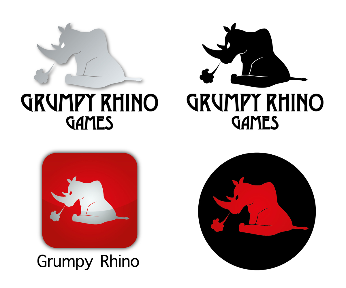 Diseño de Logo por Gareth Price para Grumpy Rhino Games | Diseño #2833591
