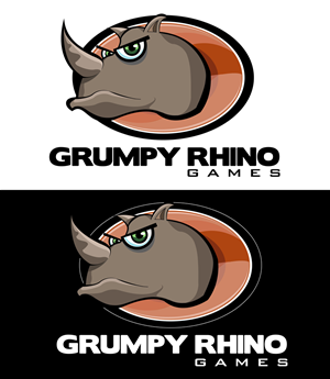 Diseño de Logo por rawlinez para Grumpy Rhino Games | Diseño: #2835993