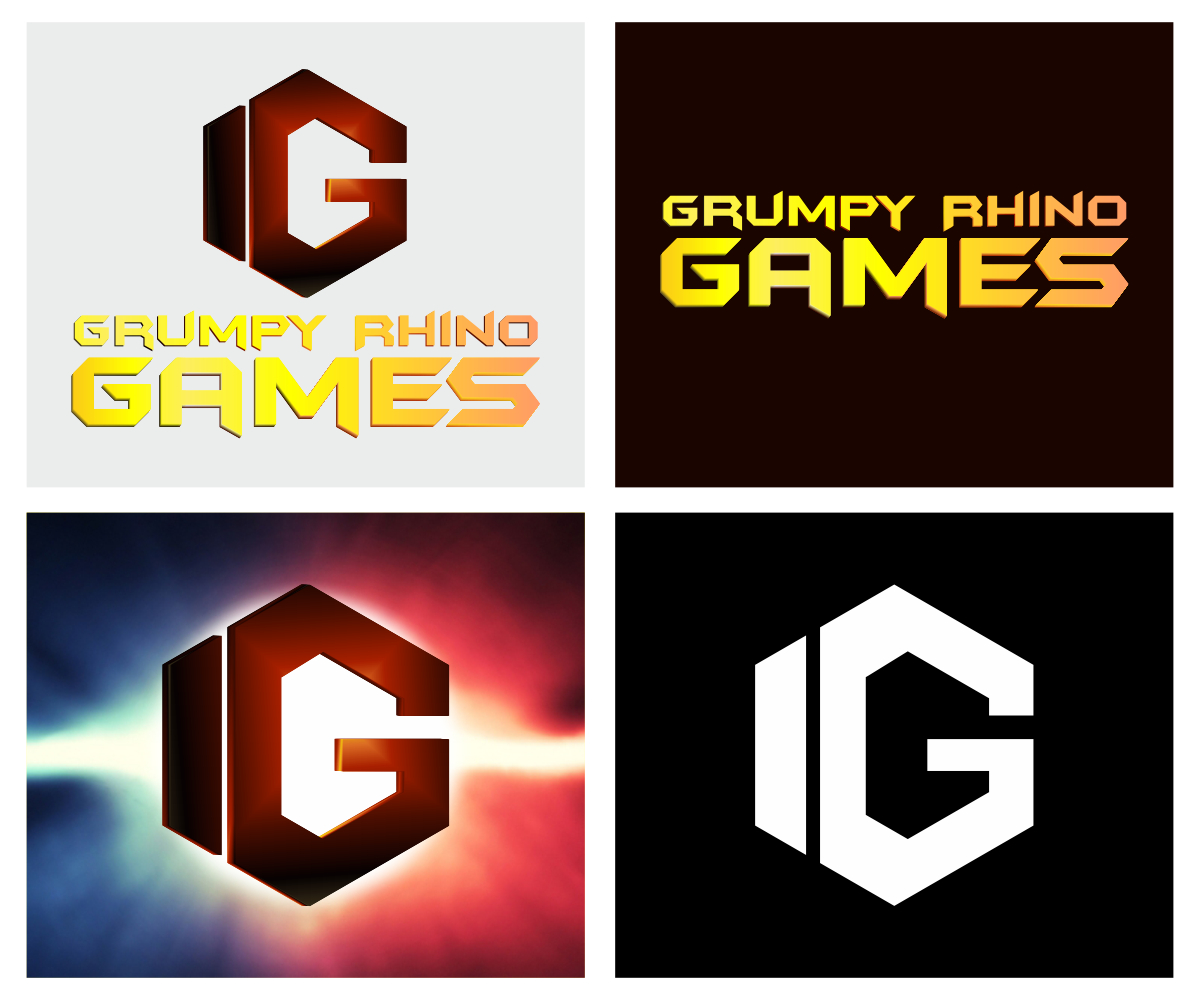 Logo Design by Zumbic for Grumpy Rhino Games | Design #2831577