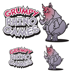 Diseño de Logo por Innerworld Designs ltd. para Grumpy Rhino Games | Diseño: #2832973