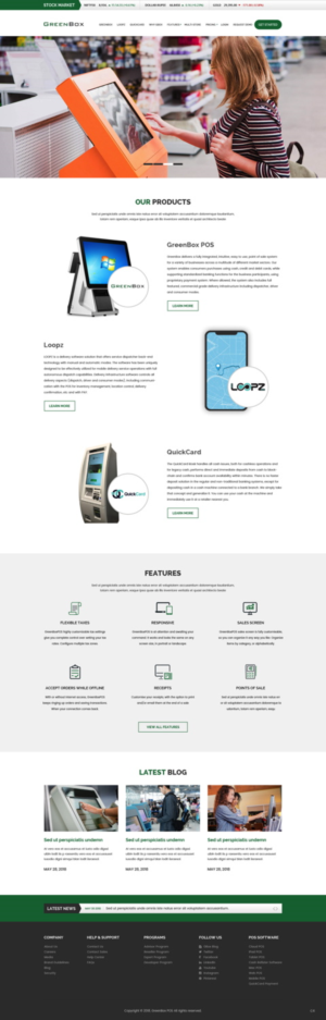 Web Design by pb for GreenBox | Design: #18800164