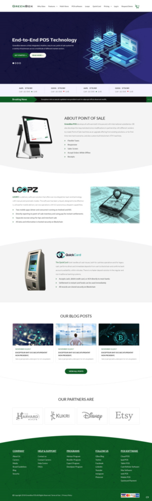 Web Design by pb for GreenBox | Design: #18800166