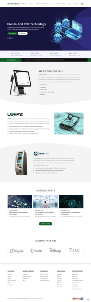 Web Design by pb for GreenBox | Design: #18800170