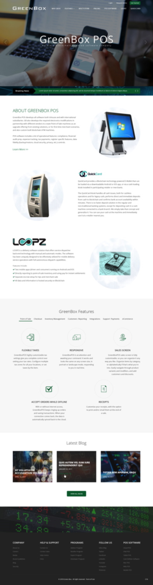 Web Design by pb for GreenBox | Design: #18800171