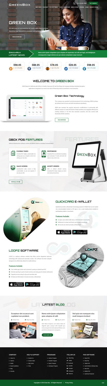 Web-Design von pb für GreenBox | Design #18800172