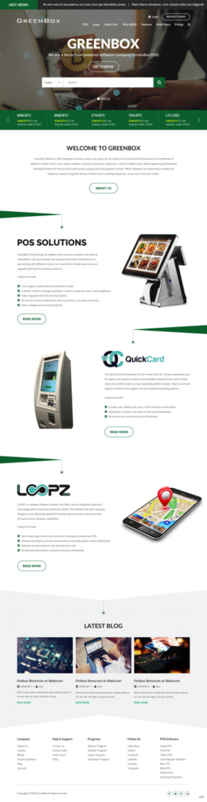 Web Design by pb for GreenBox | Design: #18800176