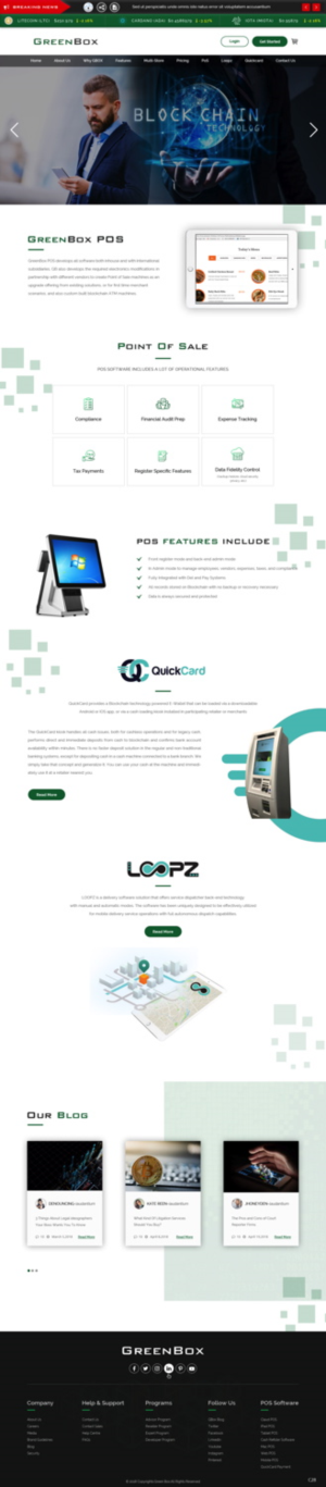 Web Design by pb for GreenBox | Design: #18800177