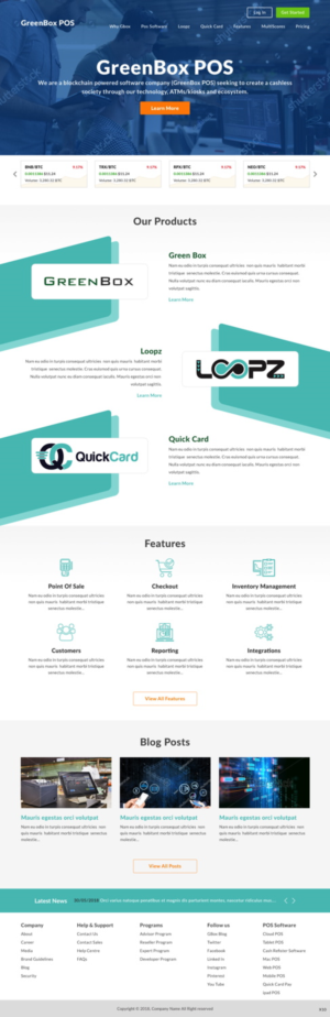 Web Design by pb for GreenBox | Design: #18800180