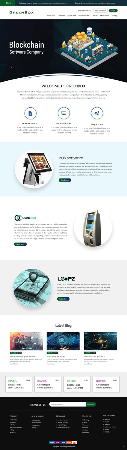 Web-Design von pb für GreenBox | Design #18806084