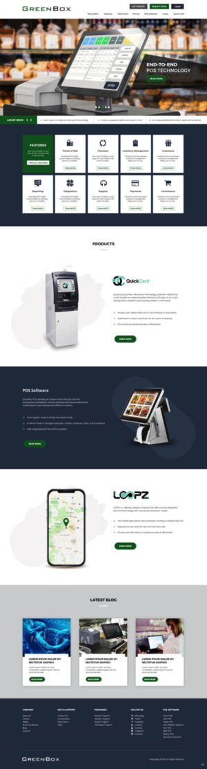 Web Design by pb for GreenBox | Design: #18828986