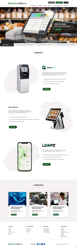 Web Design by pb for GreenBox | Design: #18883592