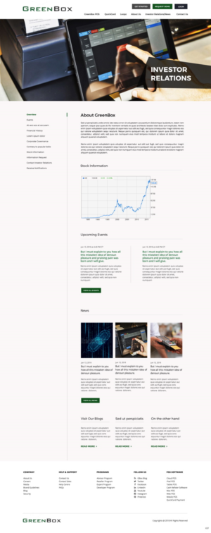 Web Design by pb for GreenBox | Design: #18883593