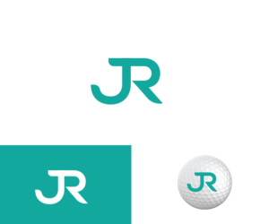 JR the initials of the name of the golfer woman | Diseño de Logo por renderman