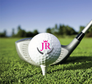 JR the initials of the name of the golfer woman | Diseño de Logo por JWTL