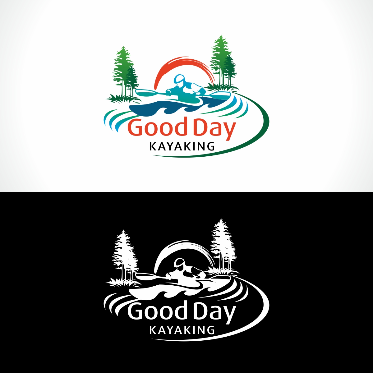 Logo Design by Kreative Fingers for Good Day Kayaking LLC | Design: #18853818