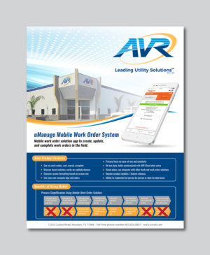 Flyer Design by Alexandar for AVR, Inc. | Design: #18797432