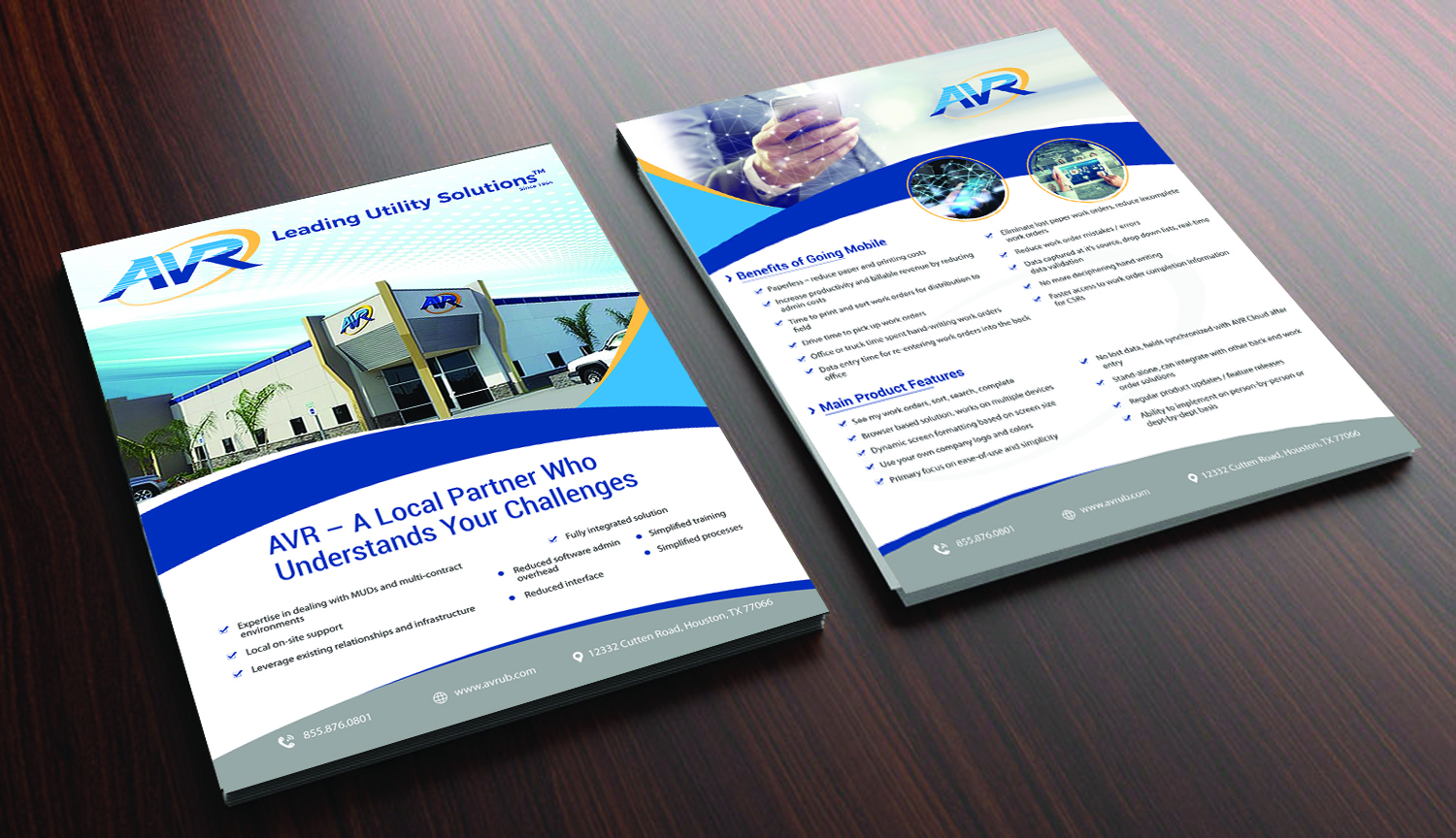 Design de Flyer par debdesign pour AVR, Inc. | Design #18795496