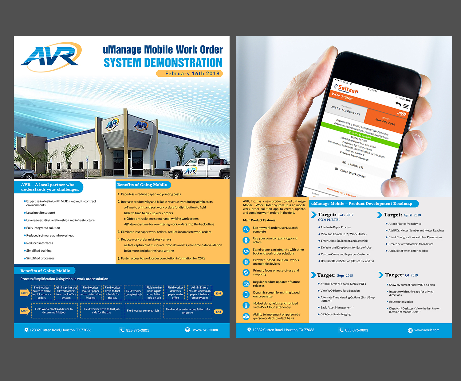 Flyer Design by aspiremedia for AVR, Inc. | Design #18798598